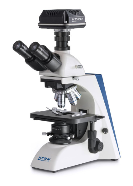 KERN Optics Set microscopio de luz transmitida - set digital compuesto por: 947-10, OBN 135, OBB-A1136, ODC 825, OBN 135C825