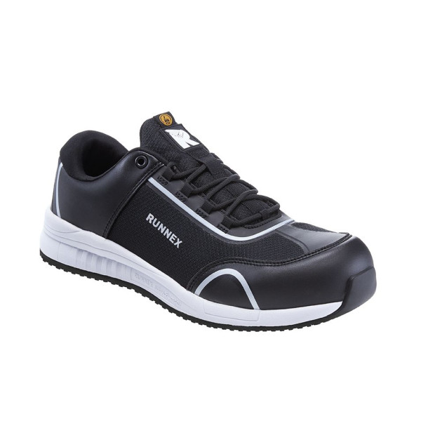 Zapatos de seguridad RUNNEX S1PS-ESD SportStar, negro/blanco, talla: 36, paquete: 10 pares, 5113-36