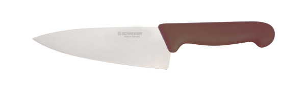 Cuchillo de chef Schneider, tamaño: 16 cm, mango marrón, 260807