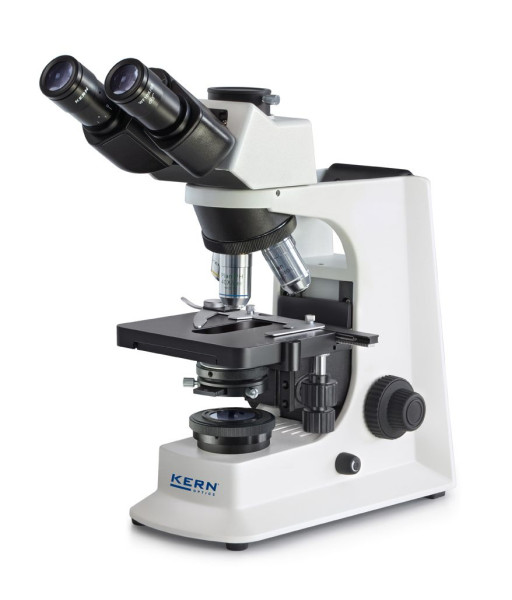 KERN Optics Microscopio compuesto Tinocular Inf E-Plan 4/10/40/100; WF10x20; LED 3W OBL 137