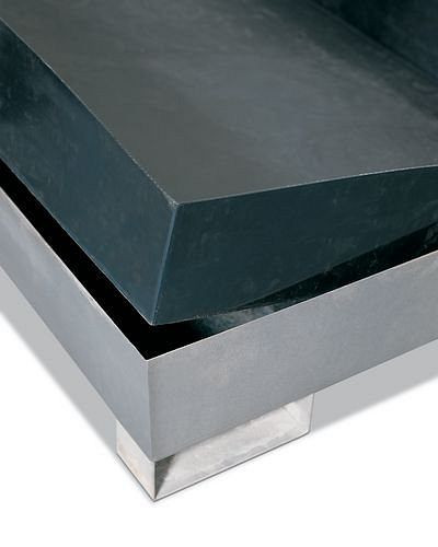 Inserto de bandeja resistente a los ácidos DENIOS de PE-HD, para bandejas de goteo 3280 x 1300 mm, 274-191