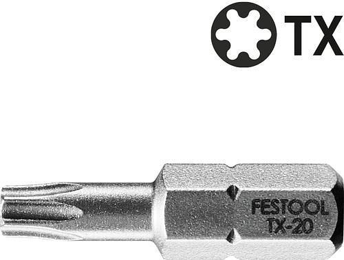 Festool Bit TX TX 20-25/10, VE: 10 Stück, 490506