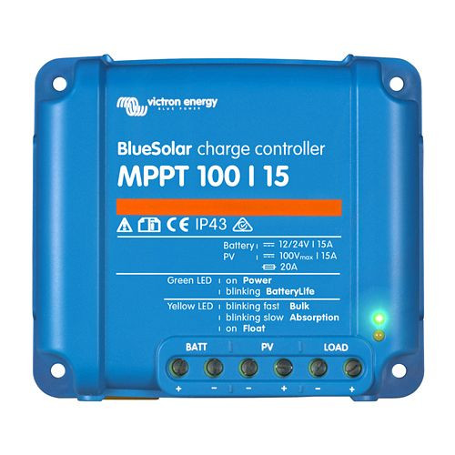 Victron Energy controlador de carga solar MPPT BlueSolar MPPT 100/15, 321475