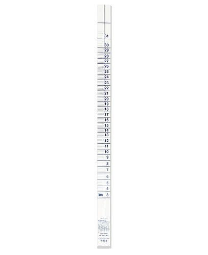 Balanza de litros DENIOS para pegar para bidones de boca ancha de 30 litros de volumen, 250-203