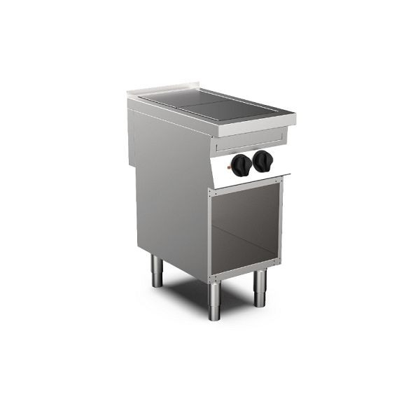 Mareno MO-700 cocina eléctrica con 2 fogones cuadrados, 40cm, 170.410