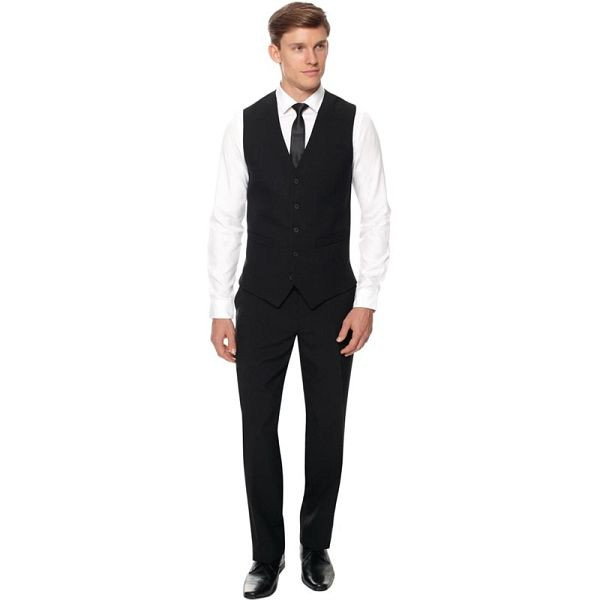 Pantalón de camarero de hombre Events negro largo estándar 52, BB170-42
