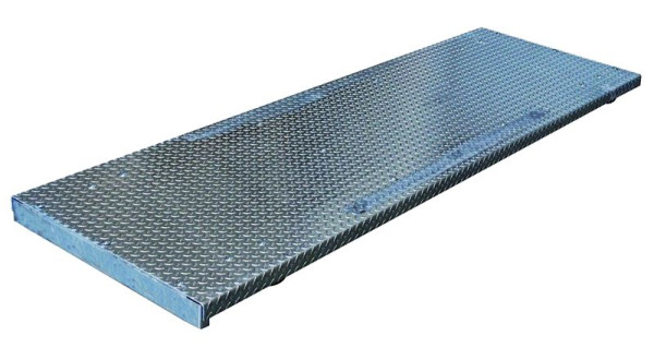 Plataforma de pesaje AGRIS de acero con barra de pesaje y pantalla, AGW0555