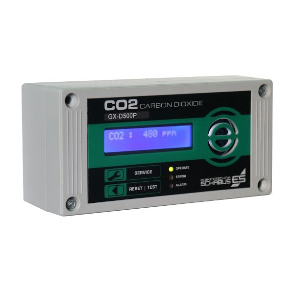 Dispositivo de advertencia de CO2 Schabus GX-D500 P con manguera de succión, 300263