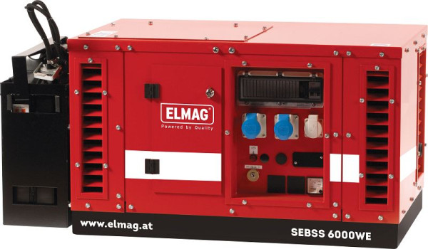 Generador ELMAG SEBSS 12000WE, con motor HONDA GX690 (insonorizado), 53149
