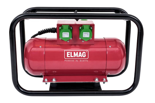 Convertidor de alta frecuencia ELMAG, modelo HFUE 1kVA, 230 voltios convertidos a 42V/200Hz, corriente 14A, 63250