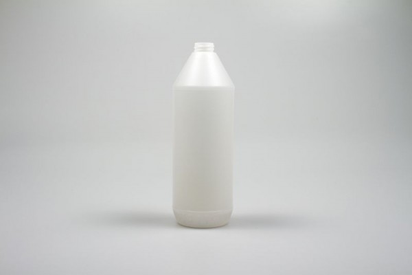 De Witte botella de polietileno 1000 ML transparente, 901.200.111