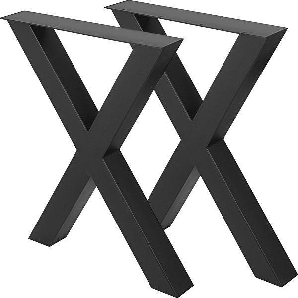 VEVOR Caminos de mesa estructura de mesa 40x39,5 cm patas de mesa camino de mesa estructura base de mesa negro, ZT400X395MM000001V0