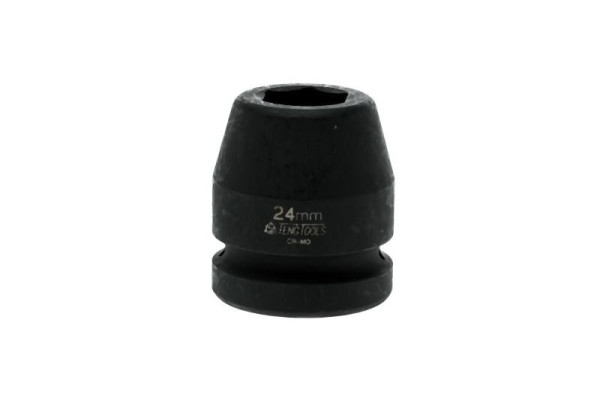 Teng Tools 910524 - Vaso de impacto de 1" DIN métrico 24 mm